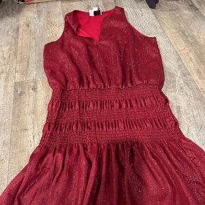 Chloe Oliver medium red sparkly dress